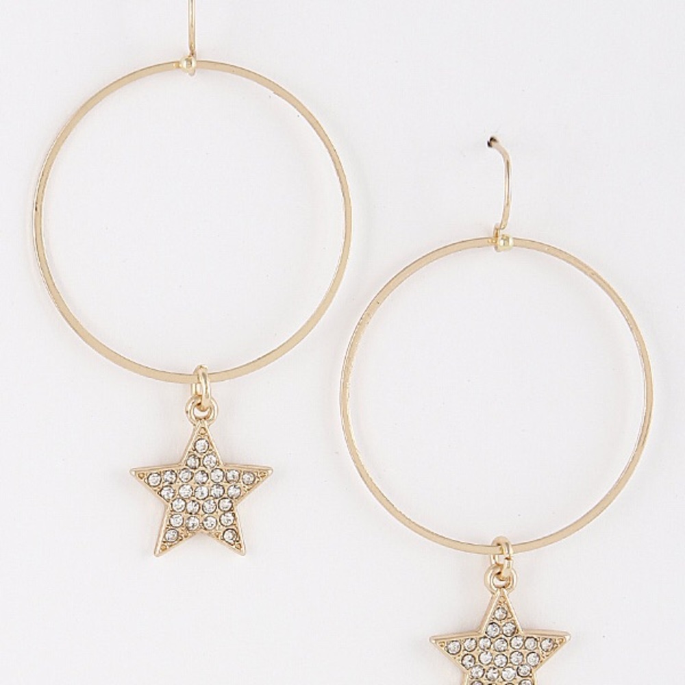 Hoop star Earrings